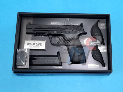 Tokyo Marui Smith & Wesson M&P9L PC Ported Gas Blow Back Pistol - Click Image to Close